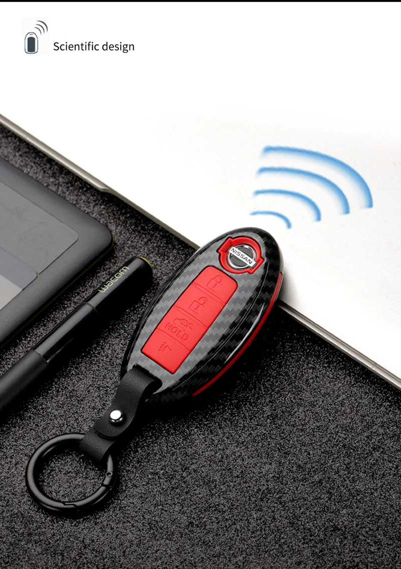 

Car Smart 3 Button Remote Folding Key Cover Case Holder Protect Keychain Keyring for NISSAN SYLPHY LANNIA TEANA X-TRAIL MAXIMA