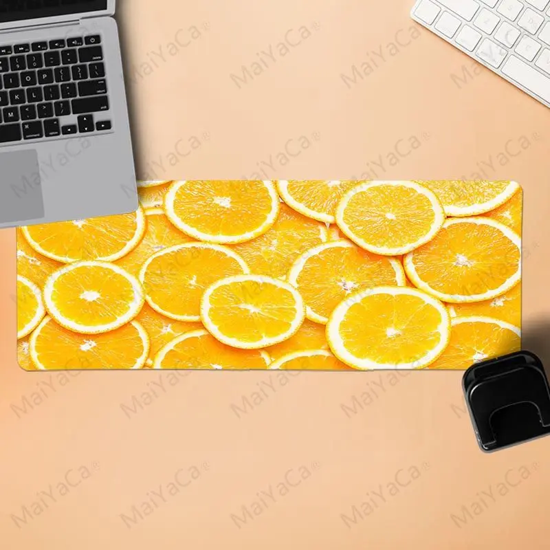 

MaiYaCa Funny lemon Laptop Computer Mousepad large big 40*90cm mousepad for cs go lol dota2
