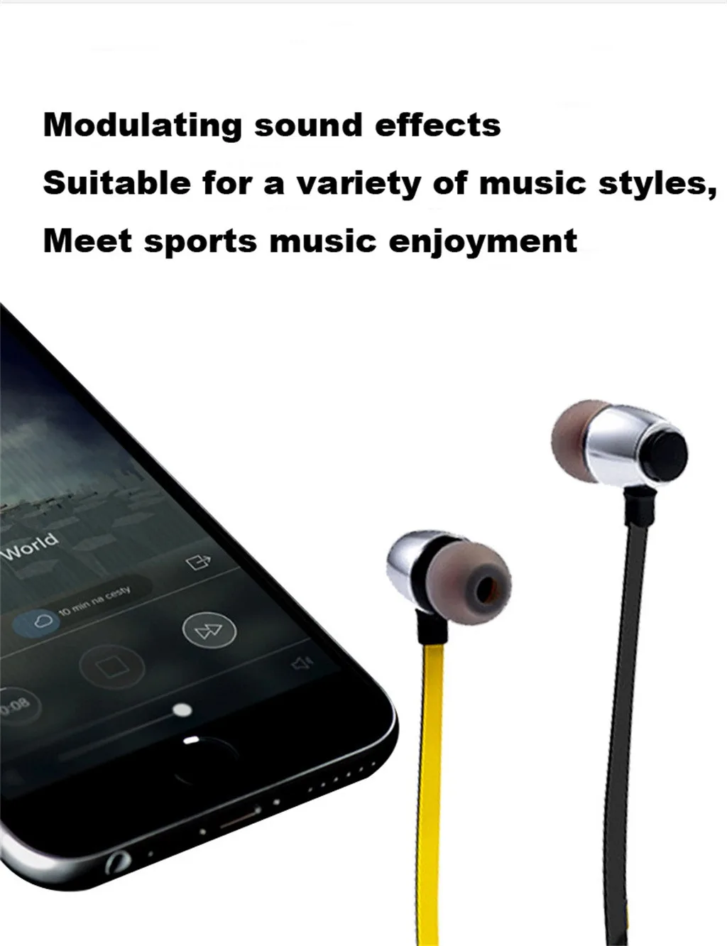 Спортивные Беспроводные наушники с шейным креплением гарнитура шумоподавлением