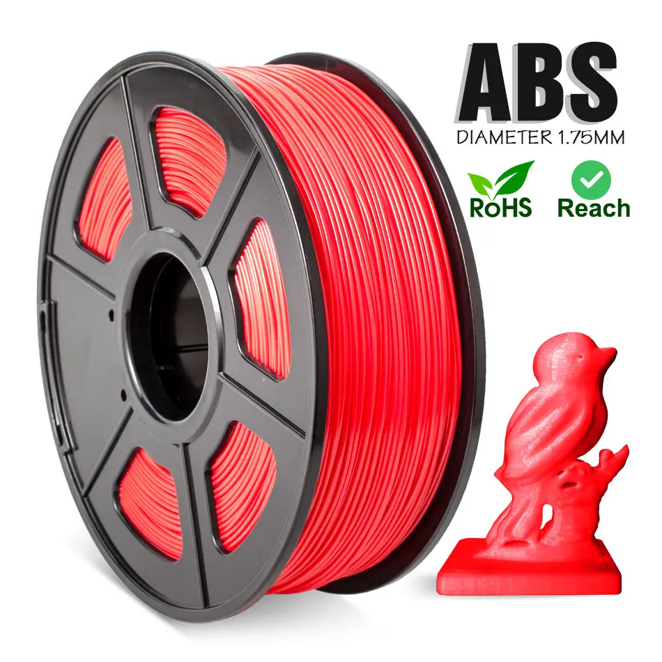 3D нити ABS Синтетическая нить 1кг 1 75 мм погрешность +/ 0 02 100% не образующая пузырей