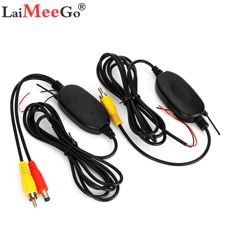 2 4 ГГц Беспроводная камера заднего вида RCA видео передатчик и приемник комплект