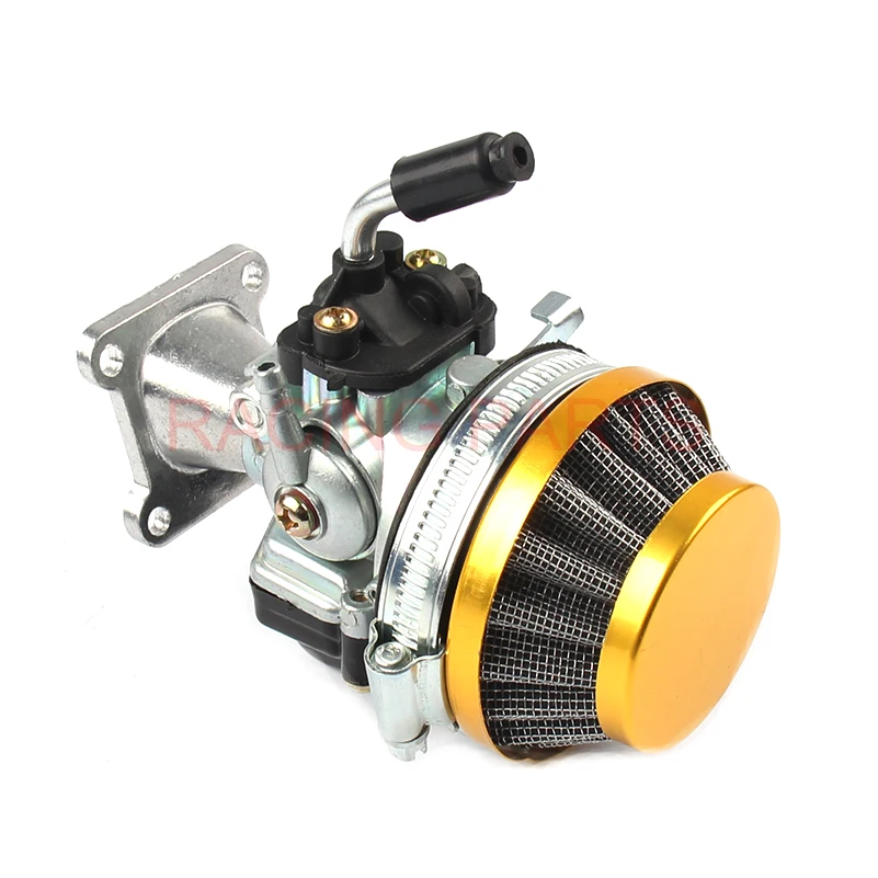 Карбюратор гоночный с водяным охлаждением воздушный фильтр для 47cc 49cc 50cc 60CC 66CC 80cc 2