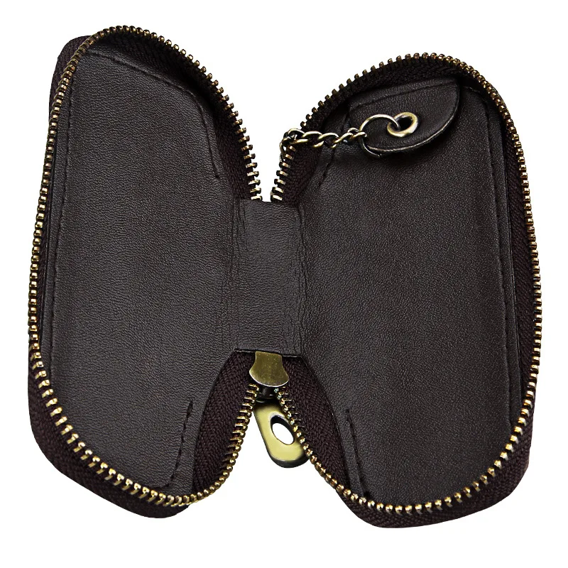 Ретро органайзер для ключей из натуральной воловьей кожи сумка с крокодиловым