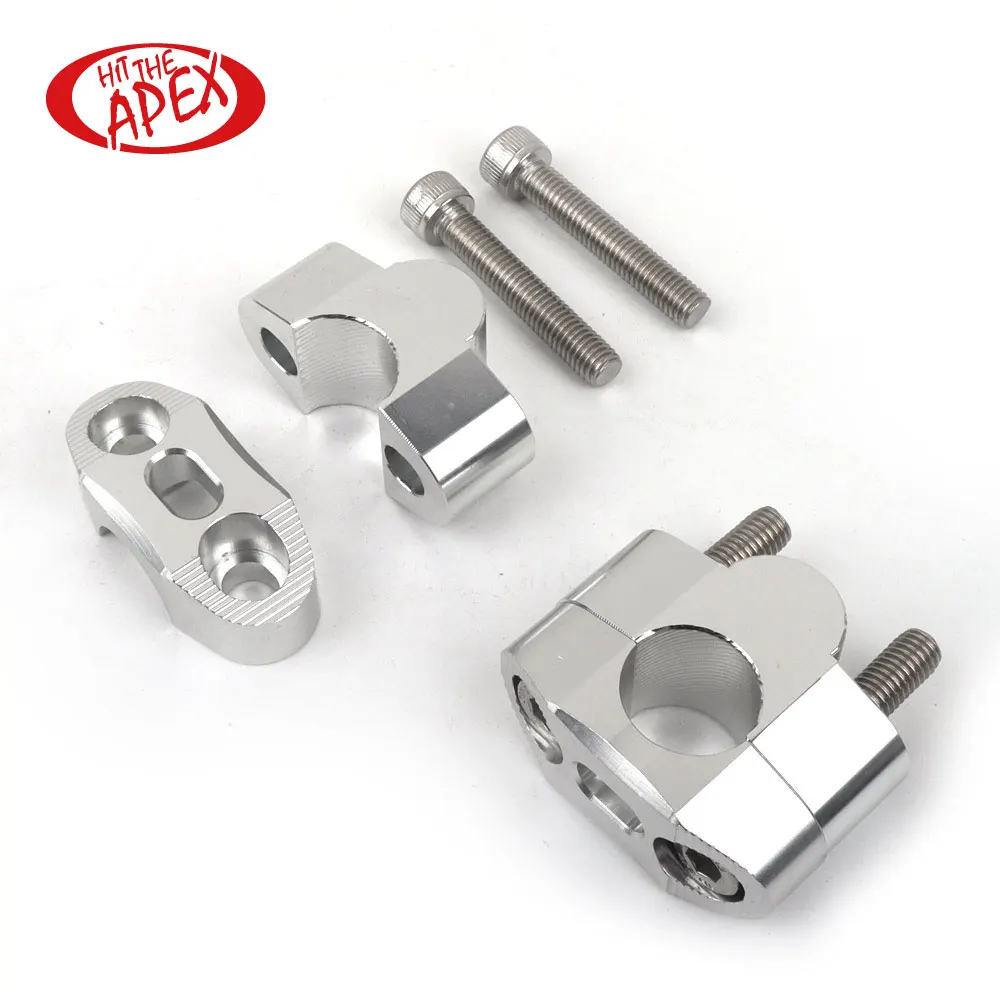 Универсальный Переходник на руль мотоцикла с ЧПУ 7/8 дюйма 22 мм Высота 20 мм|Руль