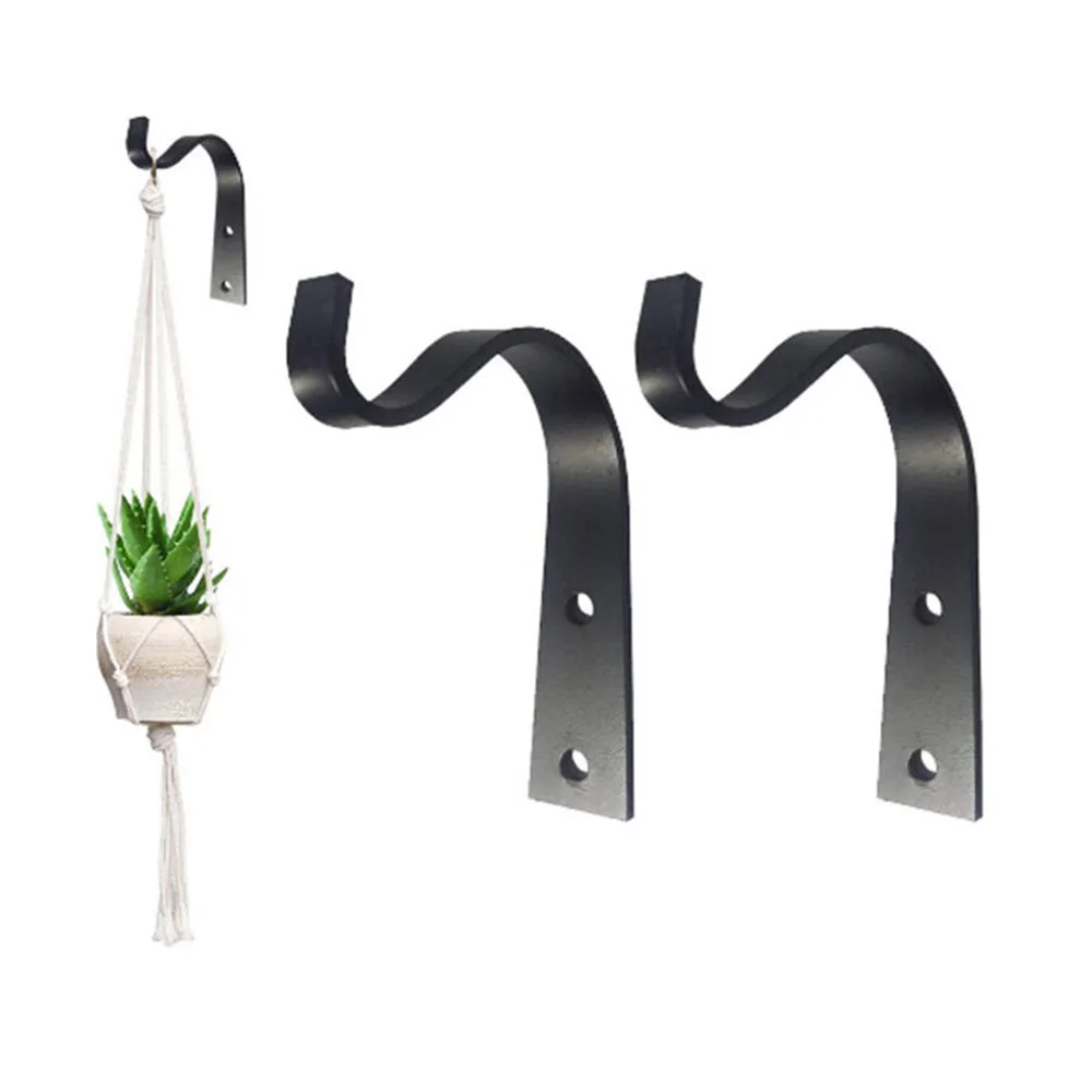 Железный металлический крючок настенный висячий цветочный горшок держатель