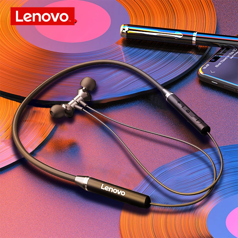 Оригинальные Bluetooth наушники Lenovo He05 беспроводные bt 5 0 Спортивная гарнитура с