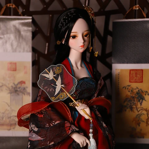 Шарнирная кукла Dream Fairy 1/3 в китайском красивом стиле, 62 см, шарнирные куклы SD MSD с одеждой, обувью, макияжем, шарнирные куклы для девочек