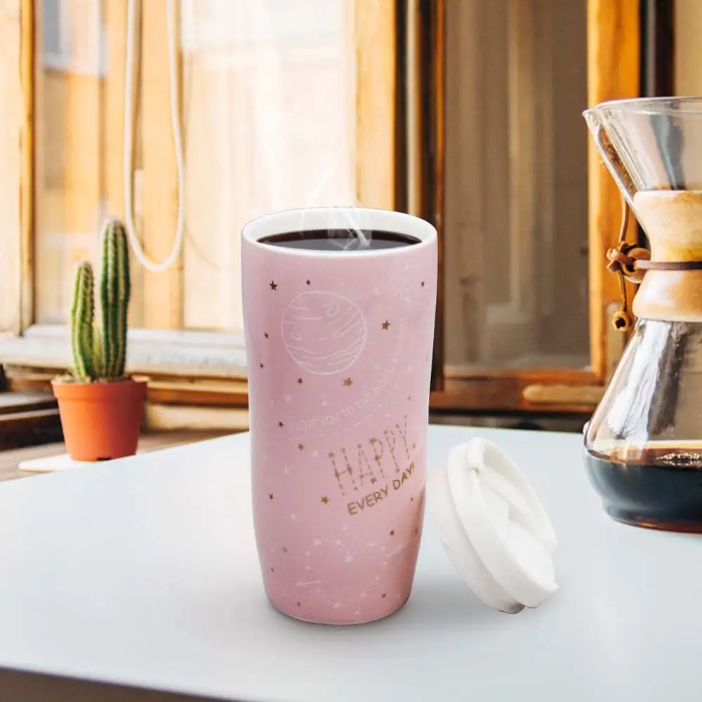 Керамическая кружка для кофе термос автомобиля герметичная дорожная