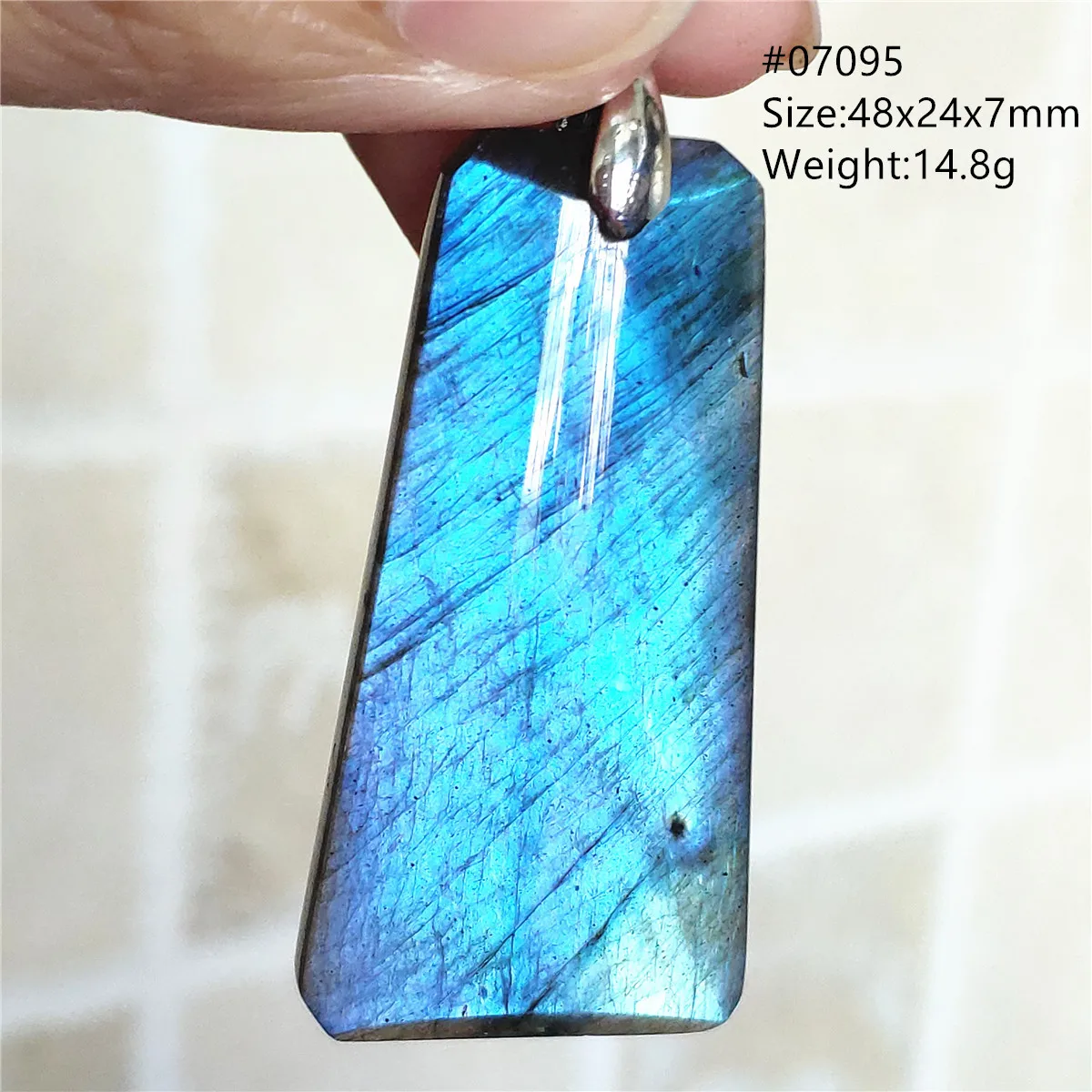 

Genuine Natural Blue Light Labradorite Women Men Pendant Water Drop Necklace Jewelry Fashion Rare Bead AAAAA