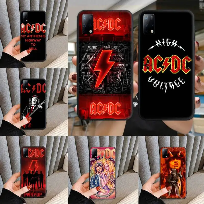 

Music-Band-ACDC-AC-DC Phone Case for Samsung S6 S7 S8 S9 S10 edge plus S10 5G S20 S21 S30ultrs 5G Fundas Cover