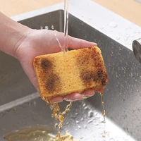 5 pcs scouring pad sponge dishcloth tableware home cleaning oil tools household accessories merchandises for kitchen