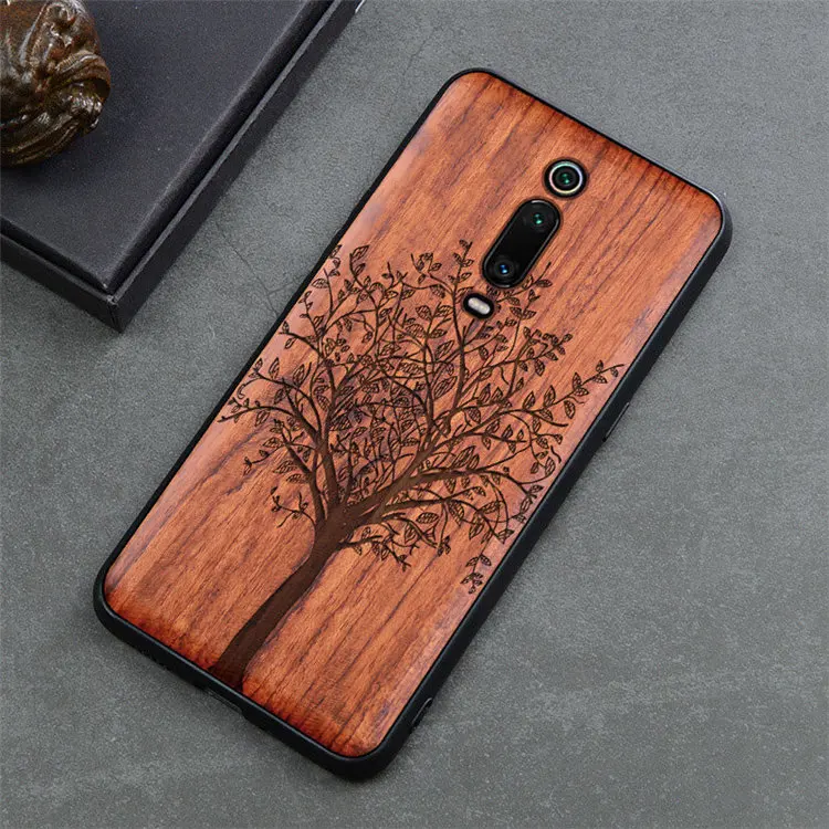 Для Xiaomi mi 9t чехол Boogic Wood funda Red mi k20 Pro Rosewood TPU противоударный задний Чехол для телефона Xiaomi mi 9T Pro Чехол - Цвет: 3