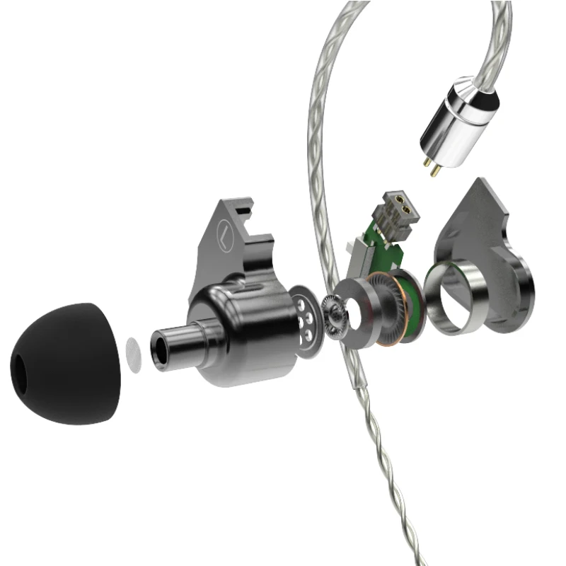 Smabat X1 Dual-Core Diaphragm Driver In-Ear Earphone Earbuds 0.78mm Detachable Cable Bass and Treble Filter Acoustic Headset | Электроника