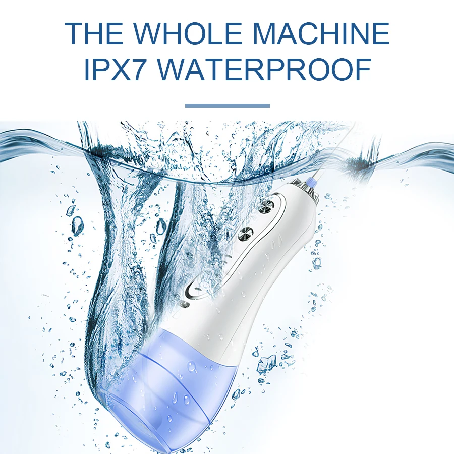 H20floss ирригатор для полости рта портативный водный ирригатор зубная нить 5 режимов USB перезаряжаемая струя воды 300 мл очиститель зубов