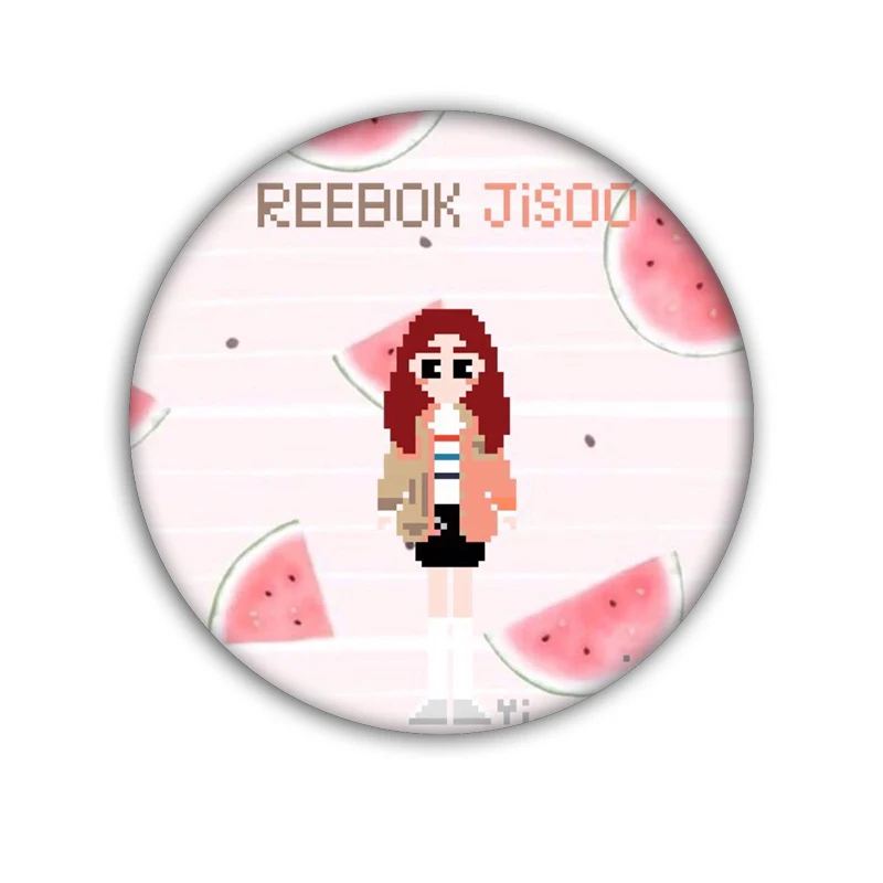 Nengdou T46 Корейский KPOP черный розовый альбом для девочек значок для толстовки футболка DIY брошь, заколка, аксессуары для одежды украшение для рюкзака