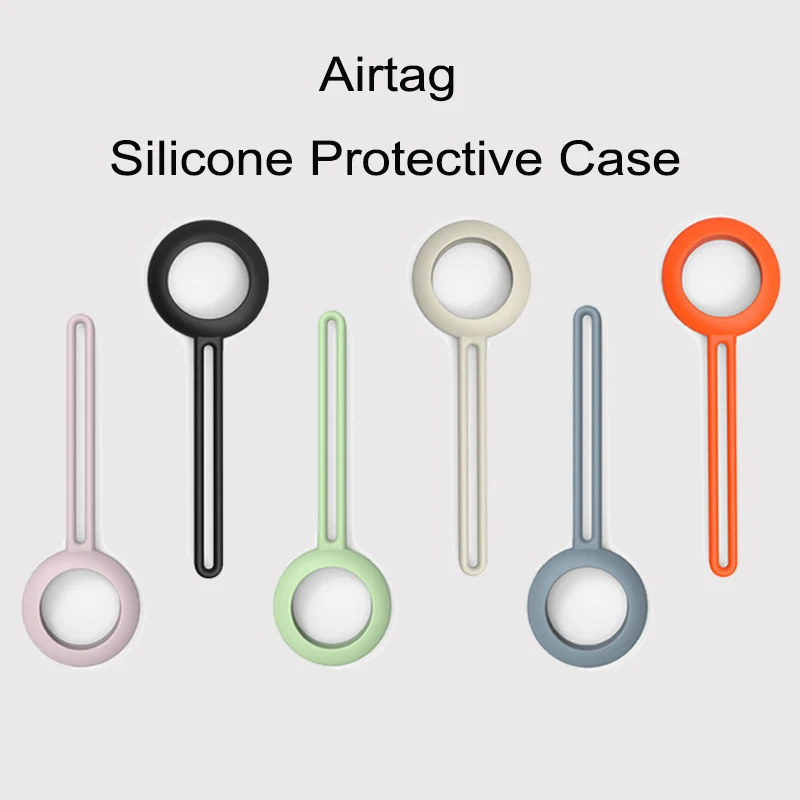 

Silicone Protective Case for Apple Airtag Case Bluetooth Wireless Tracker Protector Shell Anti-fall Accessories Cover for AirTag