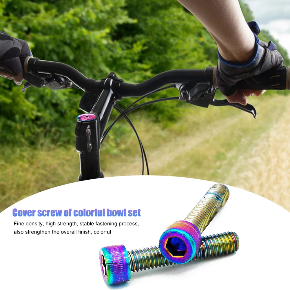 Болты для велосипедной гарнитуры гайки с верхней крышкой 2 шт. M6 X 30 мм горных