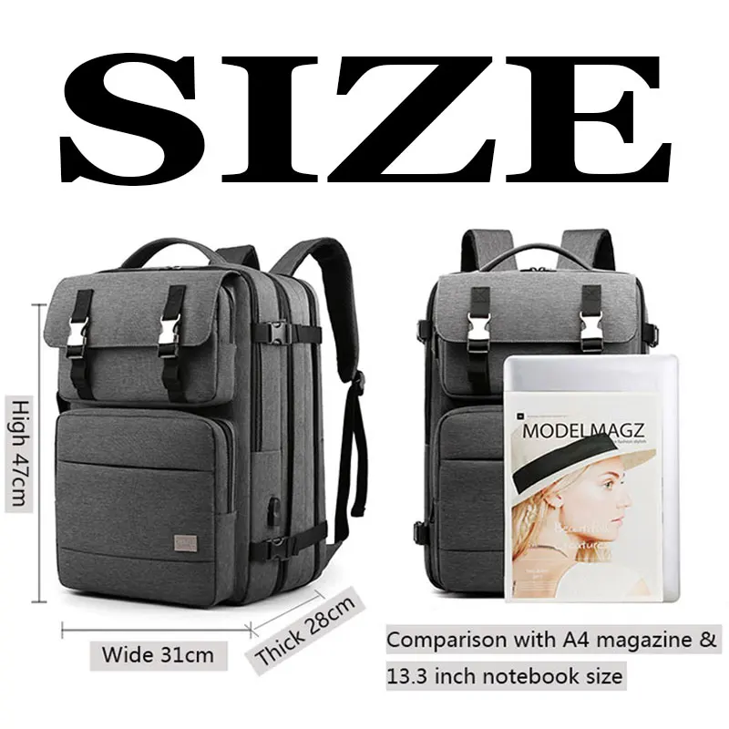 Мужские рюкзаки многофункциональная водонепроницаемая сумка для ноутбука 16