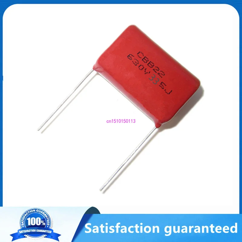 

3pcs CBB 630V 3.3UF 335J 5% PITCH 25MM DIP CBB Polypropylene film capacitor