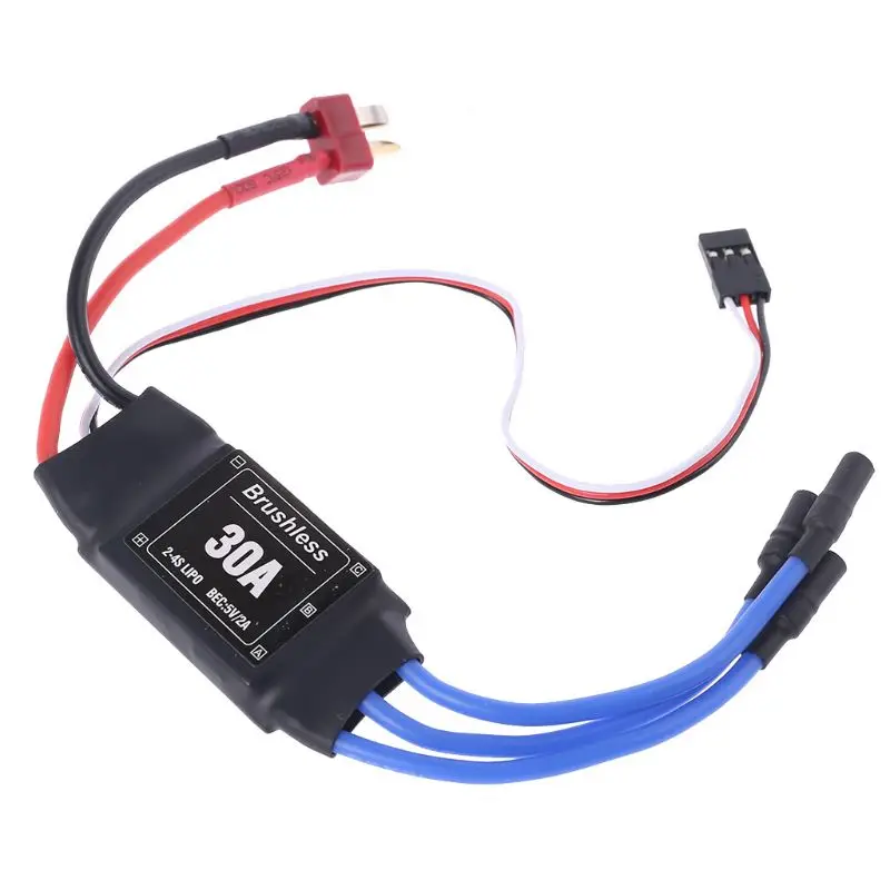 Бесколлекторный мотор Rc 30A ESC 2-4S электрический регулятор скорости с 5V 2A BEC для