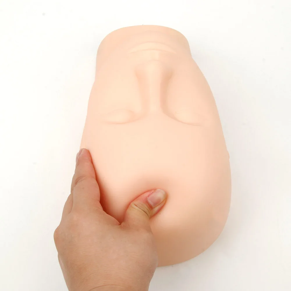 Тренировочный силиконовый манекен для накладных ресниц набор обучения новичкам