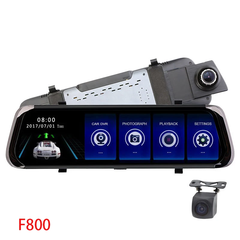Зеркало видеорегистратор 10 дюймов 4G GPS FHD 1080P|Видеорегистраторы| |