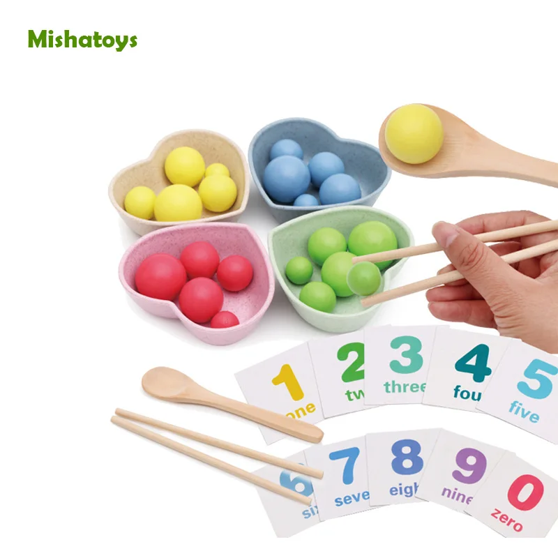 Детские развивающие Игрушки для раннего развития Используйте палочки еды