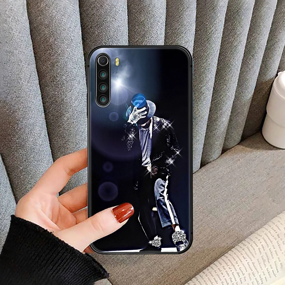 

Michael Jackson Singer Dance King Phone Case cover For XIAOMI Redmi Note 3 4 4X 5 6 7 8 9 Pro T S max black prime silicone cover