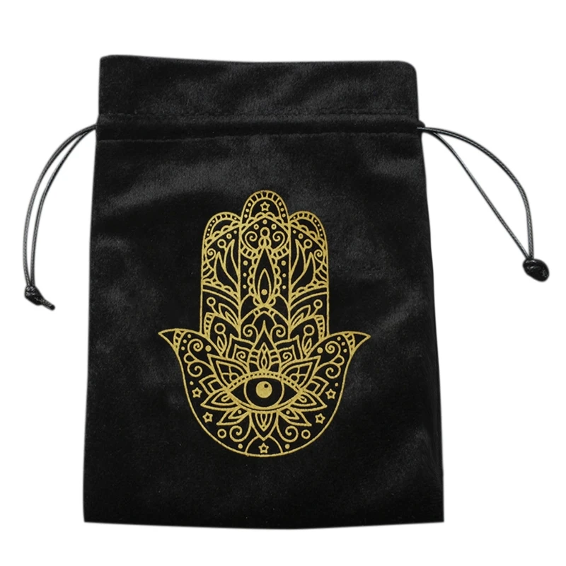

RXBB Divination Tablecloth Tar-ot Cards Bag Board Card Pad Game Cloth Board Game Accessories Velvet Tar-ot Velvet Bag