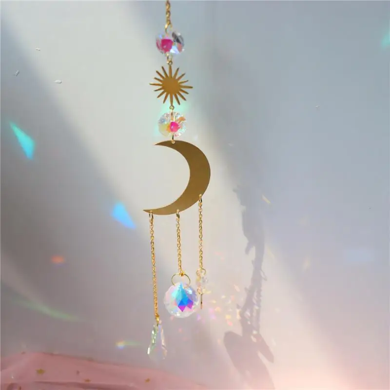 

Outdoor Wind Chimes Yard Garden Sun Suncatcher Plated Colorful Beads Wind Chime Wall Hanging Home Decor Decoration Wind Chimes