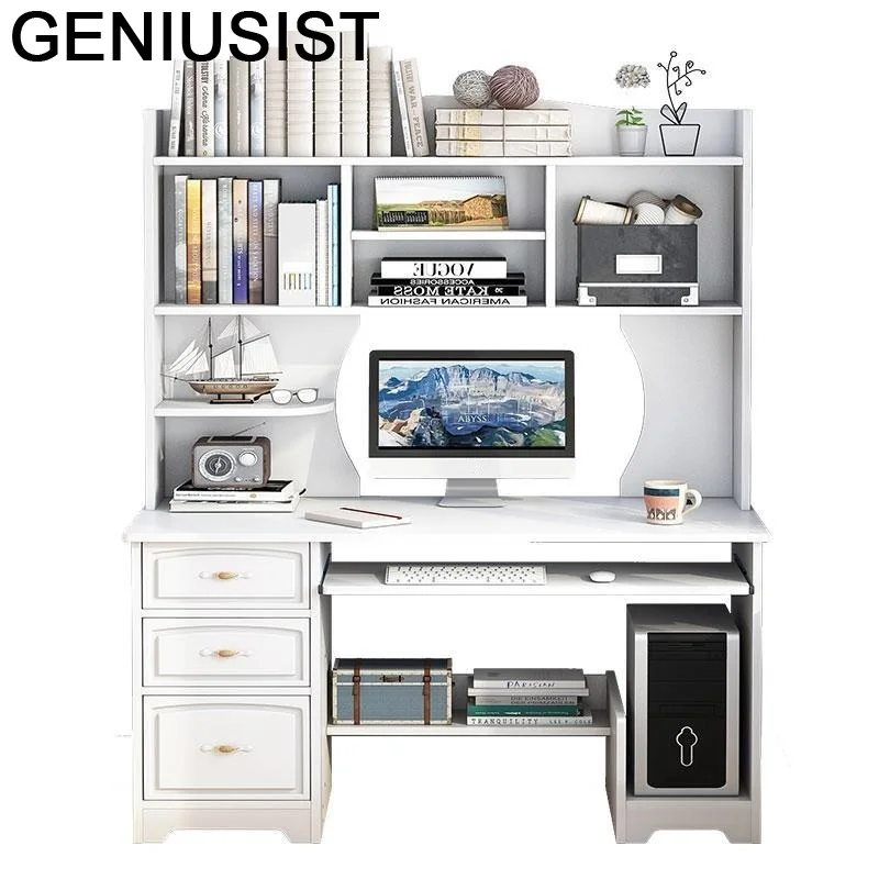 

Стол мебельный для ноутбука, прикроватный столик-подставка для ноутбука с книжным шкафом