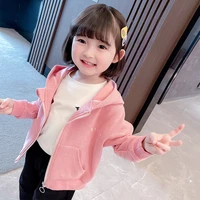 2021 solid spring autumn coat girls kids outerwear teenage top children clothes costume evening party high quality