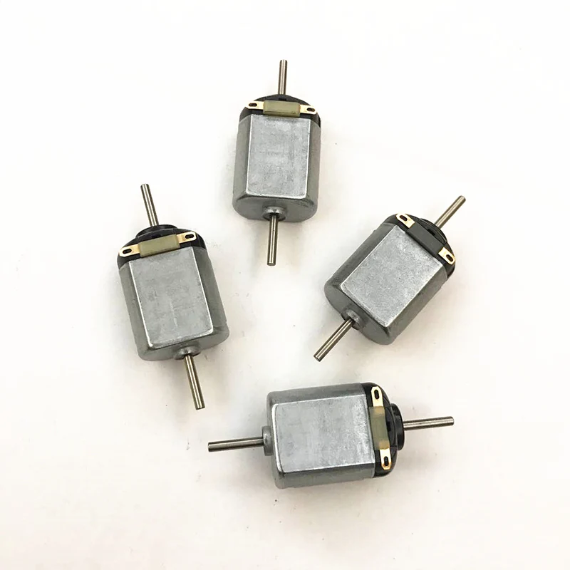1 шт. микро 130 мотор-редуктор постоянного тока 5 V-3V 14000 об/мин двойной вал DIY хобби