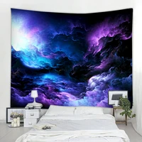psychedelic cloud landscape decoration wall tapestry art deco blanket curtain hanging at home bedroom living room