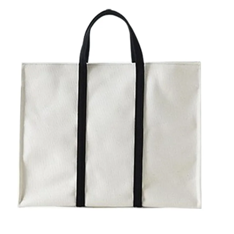 

FGGS-Fashion Casual Clutch Bag Ladies Handbag Simple Canvas Reusable Shopping Bag Tote Bag