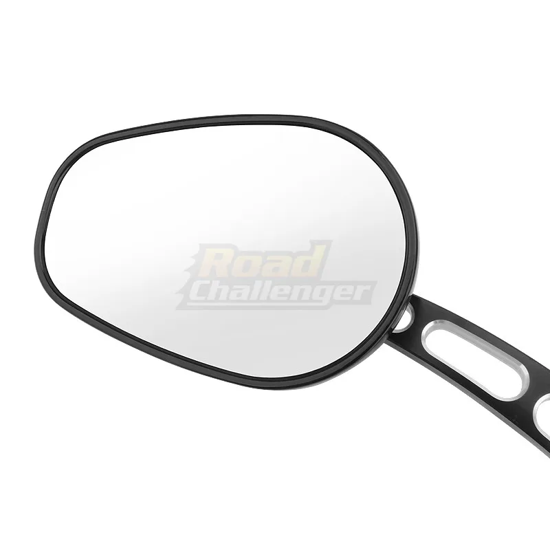 Черное 8 мм алюминиевое зеркало заднего вида для мотоцикла Harley Touring Road King 883 1200 48 |