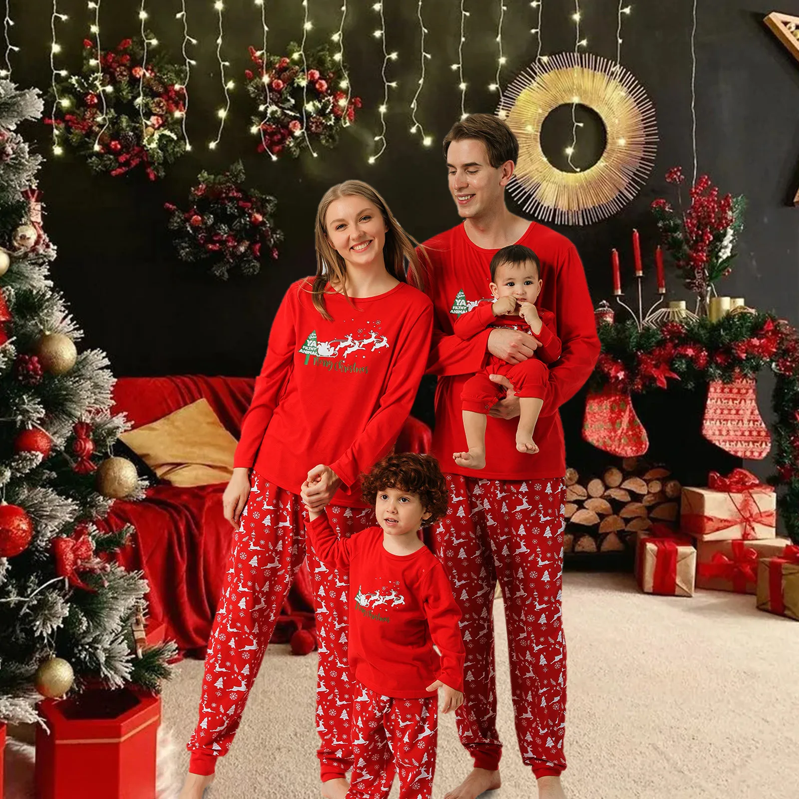

Семейный образ, наряд, рождественские пижамы, мама, папа, дети, детские пижамы, Рождество для семьи, подходящие наряды, Рождественская одежда