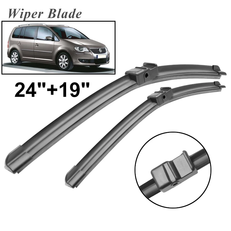 

Щетки стеклоочистителя Okowiper для лобового стекла Volkswagen Touran 2006-2007, 24 дюйма + 19 дюймов