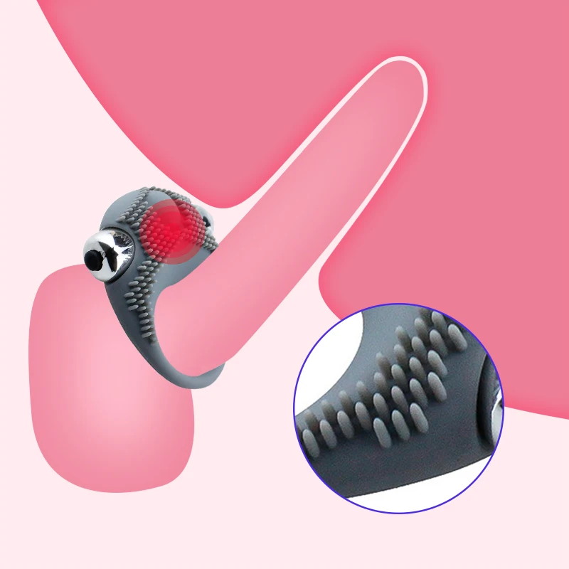 Мужское кольцо на пенис с задержкой эякуляции вибрирующее Стимулятор клитора