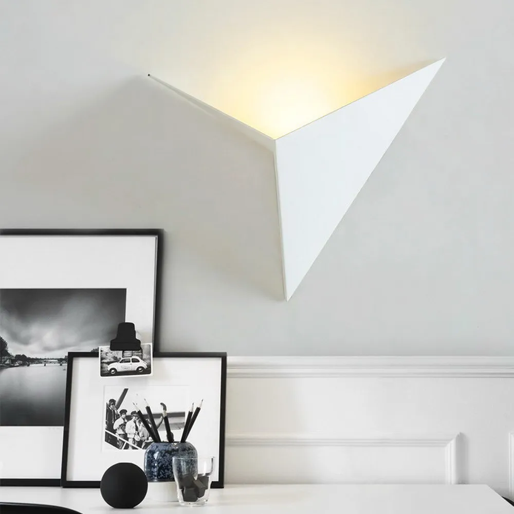 Креативный Железный художественный Специальный треугольный настенный