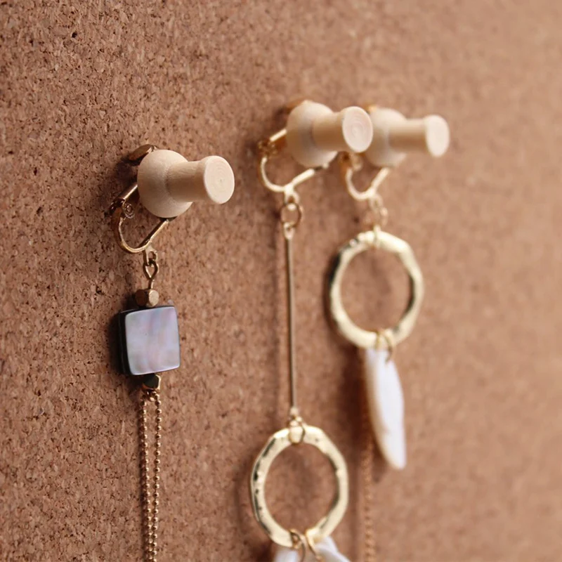 80 шт H Shape деревянные декоративные штифты деревянная головка и стальная игла для