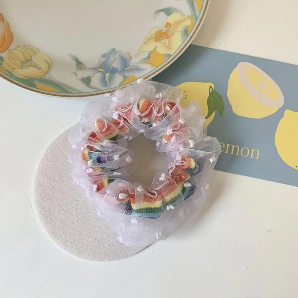 Винтажная вышитая Цветочная лента для волос сетчатая резинка в горошек повязка