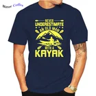Летняя футболка с надписью Never Underestimate для пожилых людей, любит каякинга, весло, графический подарок на день рождения, футболки с коротким рукавом для Каяка
