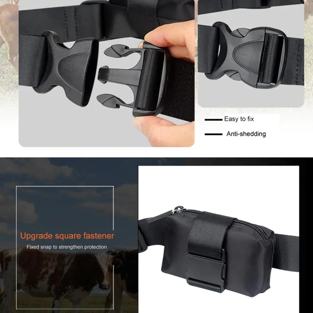 Adjustable Horses Universal Cattle Sheep Waterproof Pigs Animal Grazing GPS Tracker Collar Bag Oxford Cloth Protective Anti Lost | Спорт и