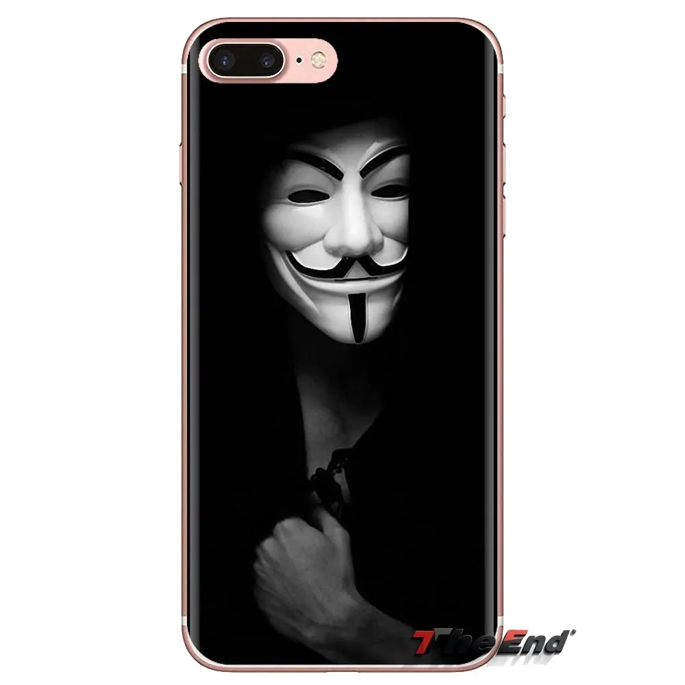 Силиконовые чехлы для телефонов LG Spirit Motorola Moto X4 E4 E5 G5 G5S G6 Z Z2 Z3 G2 G3 C Play Plus Mini Anonymous Mask