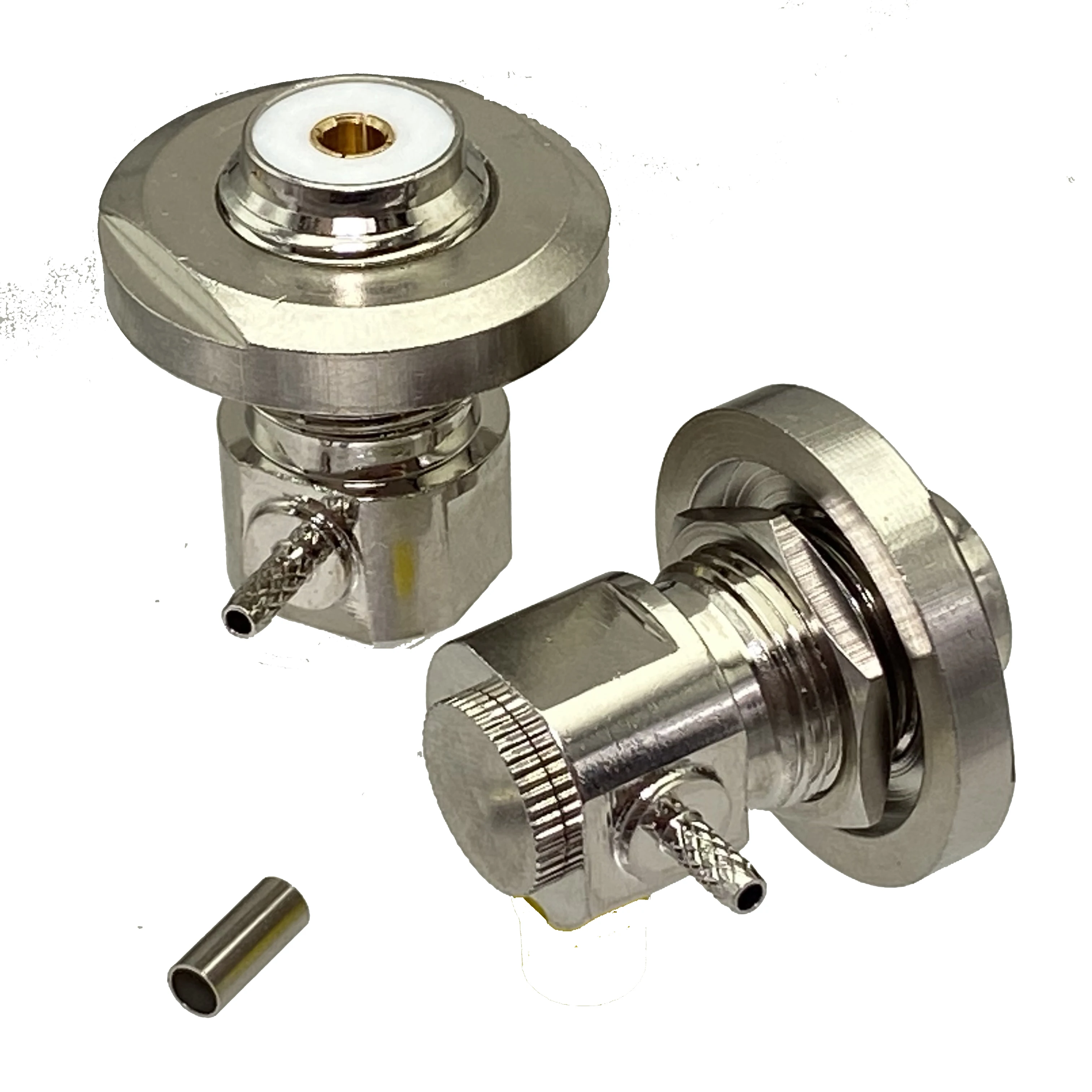 1 шт. UHF Female SO239 Jack Bulkhead правый угол обжимной RG174 LMR100 RG316 RF коаксиальный разъем
