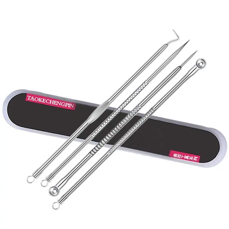 4 шт. набор для удаления чёрных точек и прыщей на лице|Устройство ухода за кожей