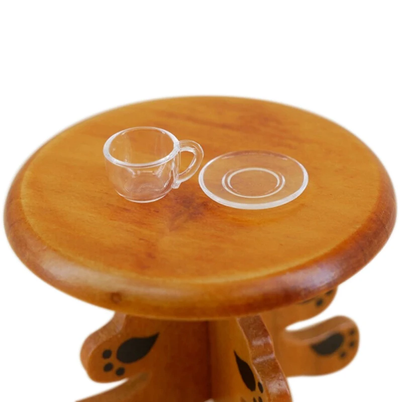 Кухня деревянный поднос еда Кофе питьевой стол Полка игрушки и чашки кофе