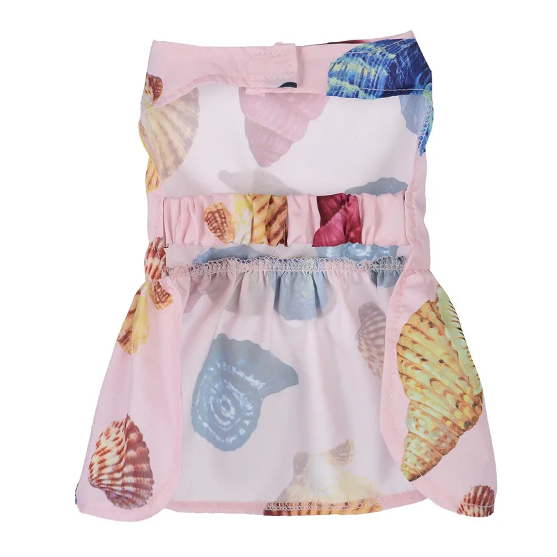 Повседневное Цветочное платье для собаки платья маленьких собак летняя одежда