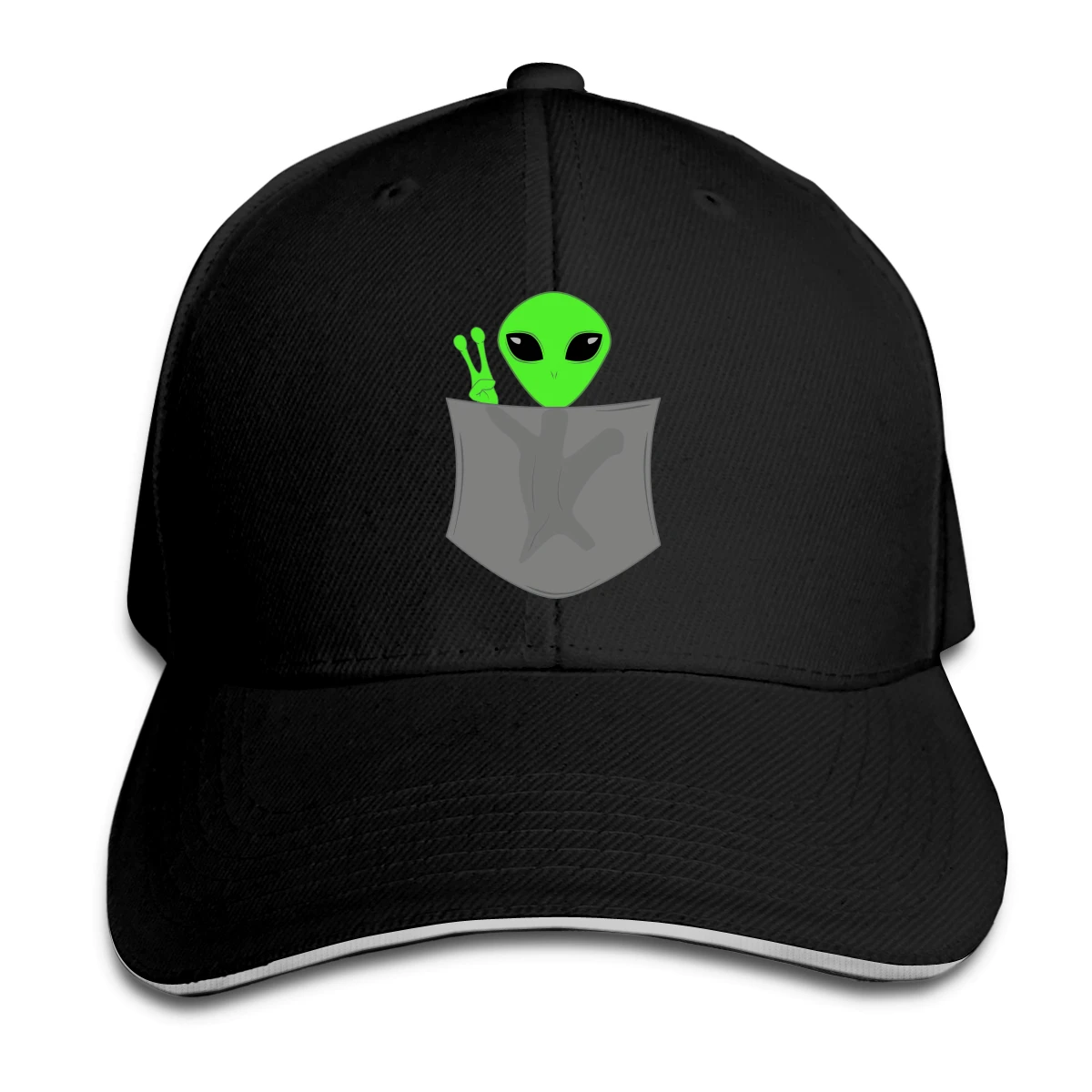 

Alien In Pocket Hat Baseball Cap for Men Women Fashion Adjustable Sun Hat